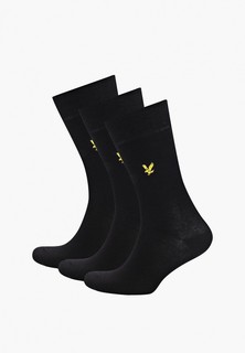 Носки 3 пары Lyle & Scott ANGUS 3 Pack Basic Socks With Eagle Embroidery