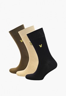 Носки 3 пары Lyle & Scott ANGUS 3 Pack Basic Socks With Eagle Embroidery