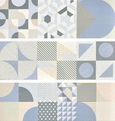 Декор Cifre Cromatica Decor Cromatica Mix (8 видов рисунка) 25x75