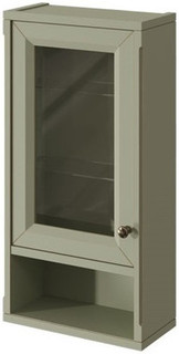 Шкаф одностворчатый фисташковый матовый L Caprigo Jardin 10492L-B059
