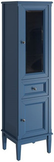 Пенал напольный синий матовый R Caprigo Jardin 10450R-B036