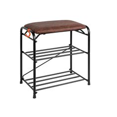 Подставка для обуви "Альфа 13" с сиденьем , черный ПДОА13С Ч ZMI