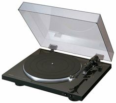 Проигрыватель виниловых дисков Denon DP-300F, черный