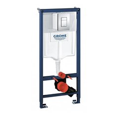 Инсталляция Grohe, Rapid SL, с кнопкой Skate Cosmopolitan, 3 в 1, без унитаза