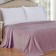 Плед 1.5-спальный, 150х200 см, велсофт, 100% полиэстер, CL Home, Pinoli, розовый, 150/018-PN/LA