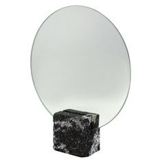 Зеркала зеркало настольное VULCANO c камнем D-250мм Home Decor