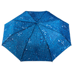 Зонты зонт женский полуавтомат 56см пондж горох в асс-те Raindrops