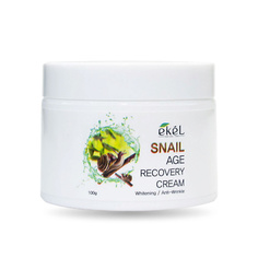 EKEL Крем для лица с Муцином улитки Age Recovery Cream Snail 100