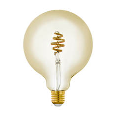 Лампочка Лампа светодиодная филаментная диммируемая Eglo E27 5,5W 2200-6500K золотистая 12582