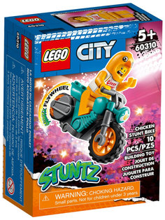 Lego City Stuntz Трюковый мотоцикл с цыплёнком 10 дет. 60310