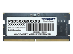 Модуль памяти Patriot Memory Signature Line SO-DIMM DDR5 5600Mhz PC5-44800 CL46 - 16Gb PSD516G560081S Патриот