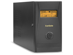Источник бесперебойного питания ExeGate Power Smart ULB-600.LCD.AVR.4C13.RJ.USB / EP285559RUS