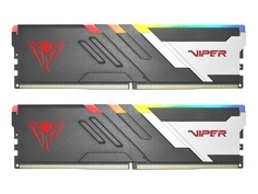 Модуль памяти Patriot Memory Viper Venom RGB DDR5 DIMM 6200Mhz PC5-49600 CL40 - 32Gb Kit (16Gbx2) PVVR532G620C40K Патриот