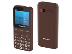 Сотовый телефон Maxvi B231 Brown