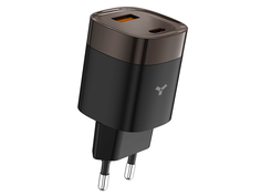 Зарядное устройство AccesStyle Amethyst 33WCA USB + Type-C Black