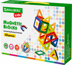 Конструктор магнитный Brauberg KIDS BIG MAGNETIC BLOCKS-42 663846