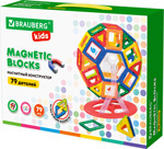 Конструктор магнитный Brauberg KIDS MEGA MAGNETIC BLOCKS-79 663848