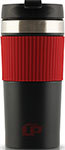 Кружка-термос LP On Move 0.35 л, встроенный фильтр-поршень, красный (80326)