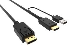 Кабель интерфейсный DisplayPort-HDMI Buro HDMI-DP-3M