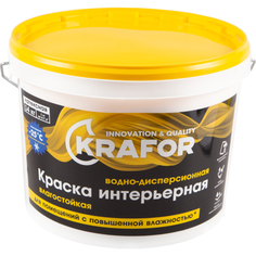 Интерьерная влагостойкая краска KRAFOR