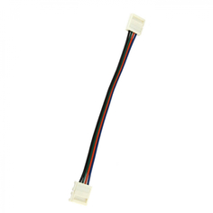 Коннектор для гибкого соединения двух светодиодных RGB лент TDM