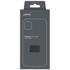 Клип-кейс PERO софт-тач для Apple iPhone 14 черный ПЕРО