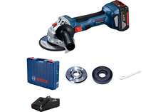 Угловая аккумуляторная шлифмашина Bosch GWS 180-LI + батарея 4Ач + ЗУ, 06019H90R1