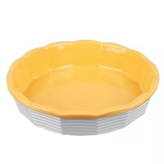 Форма для запекания и сервировки керамика, 22х5 см, круглая, Millimi, 826-336