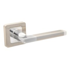 Ручка дверная Code Deco, H-22050-A-NIS/CR, матовый никель, хром, алюминий