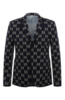 Хлопковый пиджак Gucci