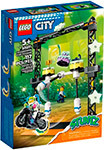 Конструктор Lego City Трюковое испытание «Нокдаун» 60341
