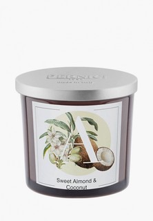 Свеча ароматическая Pernici Sweet Almond & Coconut (Сладкий миндаль и Кокос), 200 г