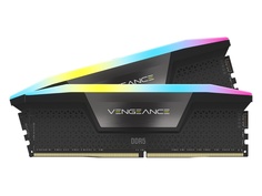 Модуль памяти Corsair Vengeance RGB DDR5 DIMM 5600MHz RGB PC5-44800 CL40 - 32Gb Kit (2x16Gb) CMH32GX5M2B5600C40K