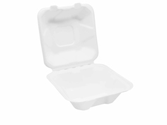 Бургер бокс одноразовый Ecovilka 400ml 125шт White TBB01