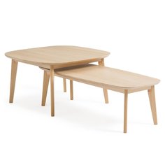 Комплект из штабелируемых журнальных столиков LaRedoute