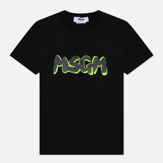 Женская футболка MSGM Logo Fluorescent Shade
