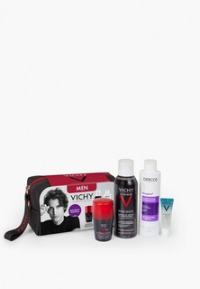Набор для ухода за лицом Vichy и телом для мужчин: пена для бритья HOMME, 200 мл + дезодорант CLINICAL CONTROL, 50 мл + шампунь DERCOS NEOGENIC для повышения густоты волос, 200 мл +сыворотка MINÉRAL 89, 10 мл (в ПОДАРОК)