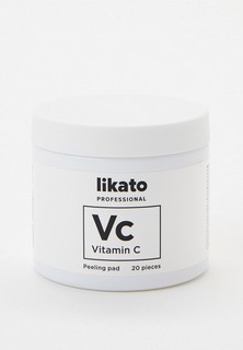 Пилинг для лица Likato Professional пэды для совершенной кожи с AHА - кислотами и витамином С LIKATO professional, 80 мл