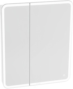 Зеркальный шкаф 70х80 см белый глянец Grossman Адель 207004