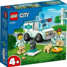 Конструктор Lego City 60382 Спасательный фургон ветеринара