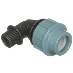 ПНД уголок d25х3/4", наружная резьба, STR СТР