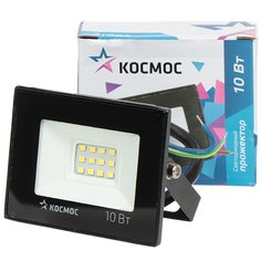 Прожектор светодиодный, Космос, Super-Slim, 10 Вт, 6500 К, IP65, 800 Лм, K_PR5_LED_10