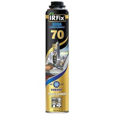 Пена монтажная Irfix, профессиональная, 70 л, 880 мл, зимняя