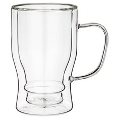 Кружка стекло, 550 мл, Double-Wall, двойные стенки, подарочная упаковка, Agness, 250-162