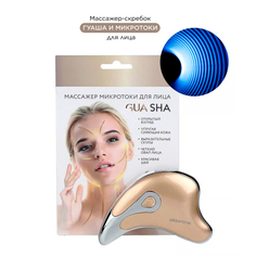 GEZATONE Массажер-скребок гуаша и микротоки для лица m911