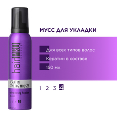 HAIR PRO CONCEPT Мусс для укладки c кератином