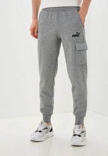 Брюки спортивные PUMA ESS Cargo Pants Medium Gray Heather на флисе