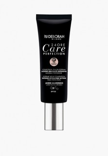 Тональное средство Deborah крем-уход 24ORE CARE PERFECTION EXTREME WEAR FOUNDATION, тон 01 белоснежный, 30 мл