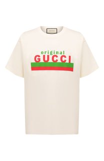 Хлопковая футболка Gucci