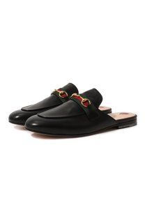 Кожаные сабо Princetown Gucci